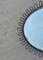 Miroir Mid-Century Oval Sunburst attribué à Josef Frank, Allemagne de l'Ouest, 1960s 4