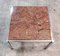 Table Basse en Chrome et Granite Persa dans le style de Florence Knoll, Italie, 1970 7