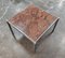 Tavolino da caffè in metallo cromato e granito Persa in stile Florence Knoll, Italia, anni '70, Immagine 6