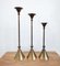 Bronze Candleholders by Christian De Beaumont, France, 1980s, Set of 3, Image 8