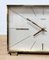 Reloj de mesa Hollywood Regency de latón atribuido a Kienzle, Alemania, años 60, Imagen 6