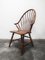 Yugoslavian Windsor Tall Spindle Back Armchair in Beech, Slovenia, 1950s 8