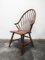 Yugoslavian Windsor Tall Spindle Back Armchair in Beech, Slovenia, 1950s, Image 8
