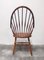 Yugoslavian Windsor Tall Spindle Back Armchair in Beech, Slovenia, 1950s 10