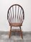 Yugoslavian Windsor Tall Spindle Back Armchair in Beech, Slovenia, 1950s, Image 10