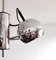 Space Age 3-Arm Chrome Eyeball Pendant Light, Italy, 1970s 5