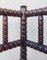 Silla esquinera Bobbin Rush francesa antigua de roble tallado, Francia, años 10, Imagen 7