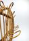 Perchero Mid-Century moderno de bambú atribuido a Franco Albini, Italia, años 50, Imagen 5