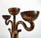 Brutalist Candleholder in Brass and Nickel, Italy, 1970s, Image 7