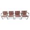 Vintage Brno Chairs Flat Bar 255 attributed to Ludwig Mies Van Der Rohe, 1960s, Set of 4, Image 1