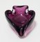 Mid-Century Modern Murano Glass Ashtray in Purple Glass, Italy, 1960s 3