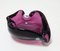 Mid-Century Modern Murano Glass Ashtray in Purple Glass, Italy, 1960s 5