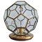 Lamp in Brass & Faceted Glass in the style of Adolf Loos, Austria, 1950s 1