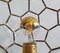 Lamp in Brass & Faceted Glass in the style of Adolf Loos, Austria, 1950s 8