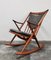Danish Teak Rocking Chair Model 182 attributed to Frank Reenskaug for Bramin, Denmark, 1950s, Image 5