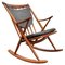 Danish Teak Rocking Chair Model 182 attributed to Frank Reenskaug for Bramin, Denmark, 1950s 1