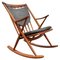 Rocking Chair Modèle 182 en Teck, Danemark attribué à Frank Reenskaug pour Bramin, Danemark, 1950s 1