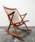 Danish Teak Rocking Chair Model 182 attributed to Frank Reenskaug for Bramin, Denmark, 1950s 9