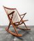 Rocking Chair Modèle 182 en Teck, Danemark attribué à Frank Reenskaug pour Bramin, Danemark, 1950s 9