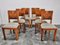 Art Deco Dining Chairs in Walnut Roots Veneer, Austria, 1940s, Set of 6, Image 8