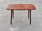 Small Mid-Century Modern Side Table with Walnut Veneer Top, Denmark, 1960s, Image 7