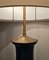 Lampe de Bureau Mid-Century en Céramique Bleue attribuée à Warren Kessler New York, États-Unis, 1950s 4