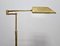 Mid-Century Modern Adjustable Swing Arm Floor Lamp in Brass, Germany, 1960s 2