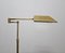 Lámpara de pie Mid-Century moderna con brazo articulado ajustable de latón, Alemania, años 60, Imagen 9