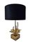 Nenuphar Lilly Table Lamp in Bronze and Brass attributed to Maison Charles, France, 1960s 11