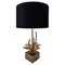 Nenuphar Lilly Table Lamp in Bronze and Brass attributed to Maison Charles, France, 1960s 1