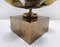 Lampe de Bureau Nenuphar Lilly en Bronze et Laiton attribuée à Maison Charles, France, 1960s 7