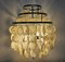 Lampe de Bureau Capiz Shell dans le style de Verner Panton Fantasy Lamp par Verner Panton, États-Unis, 1980s 5
