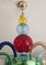 Multicolor Murano Glass Chandelier in style of Gio Ponti for Venini, Italy, 1970s 8