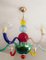 Multicolor Murano Glass Chandelier in style of Gio Ponti for Venini, Italy, 1970s, Image 7