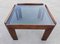 Coffee Table in Walnut and Smoke Glass attributed to Afra and Tobia Scarpa for MCM, Italy, 1960s 7