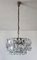 Mid-Century Modern Nickel Plated and Crystal Chandelier from Bakalowits & Söhne, 1960s, Image 4
