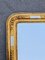 Large Biedermeier Giltwood Faceted Mirror, 1840s 8