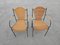 American Wrought Iron and Brass Chair, 1950s, Image 2