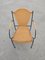 American Wrought Iron and Brass Chair, 1950s, Image 8