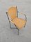 American Wrought Iron and Brass Chair, 1950s 9