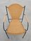 American Wrought Iron and Brass Chair, 1950s, Image 10