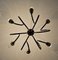 Mid-Century Modern Twisted Sputnik Chandelier, 1960s, Image 8