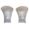 Mid-Century Modern Murano Glass Sconces from Barovier and Toso, 1970, Set of 2 1