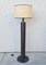 Moderne Mid-Century Leder Stehlampe von Nicetin, 1980er 2