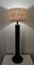 Lámpara de pie Mid-Century moderna de cuero de Nicetin, años 80, Imagen 8