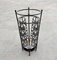 Vintage Art Deco Umbrella Stand in Painted Iron, 1950s 7