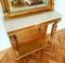 Victorian Console Table with Mirror in Gilt Wood and Marble, 1880s, Image 4