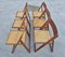 Vintage Folding Chairs with Cane Seats, 1980s, Set of 6 10