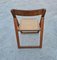 Vintage Folding Chairs with Cane Seats, 1980s, Set of 6, Image 7