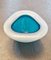 Ashtray in Opaline and Turquoise Murano Glass by Archimede Seguso, 1950s 6